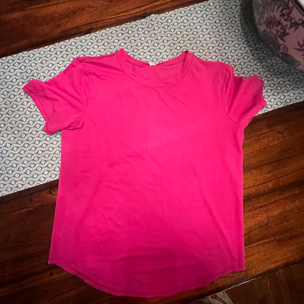 Lululemon workout shirt bundle - dark and light pink